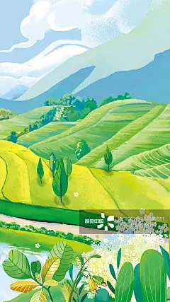 田园山水手机壁纸6图片素材