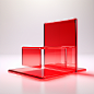 monice_001_Transparent_glass_3D_effect_red_clean_background_110ed7a7-fa23-4589-9a6e-7e081477dc7b