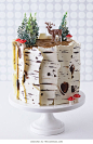 Birch Log Cake