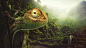 General 2560x1440 Desktopography lizards nature jungle digital art