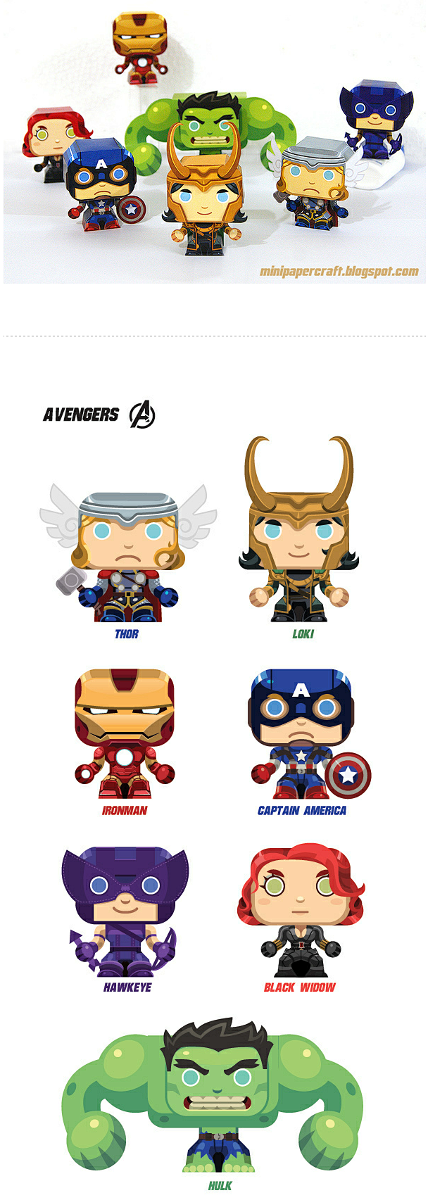 Avengers Mini Paperc...