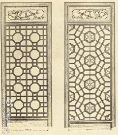 海棠纹，冰裂纹，三交六椀等等众多形式的门窗棱花图案，构成了中国传统建筑屋身最精彩的装饰。 ​​​​