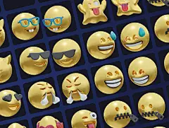 HUUUGE Gradient And Gold Emoji 3D Pack 120款创意潮流3D立体emoji表情包png免抠icon图标插画设计素材 - UIGUI