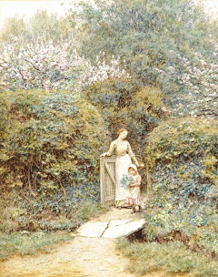 大树水彩采集到海伦·阿林厄姆 Helen Allingham