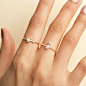 Forever White Opal Ring