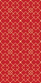 中国风中式古典红色喜庆纹理AI矢量图案 背景包装印刷 (70)