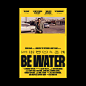 bao nguyen be water bruce lee poster