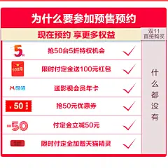 【双11预售】 55A6U 1元预约抢50台5折特权机会 21日0点付定金-tmall.com天猫