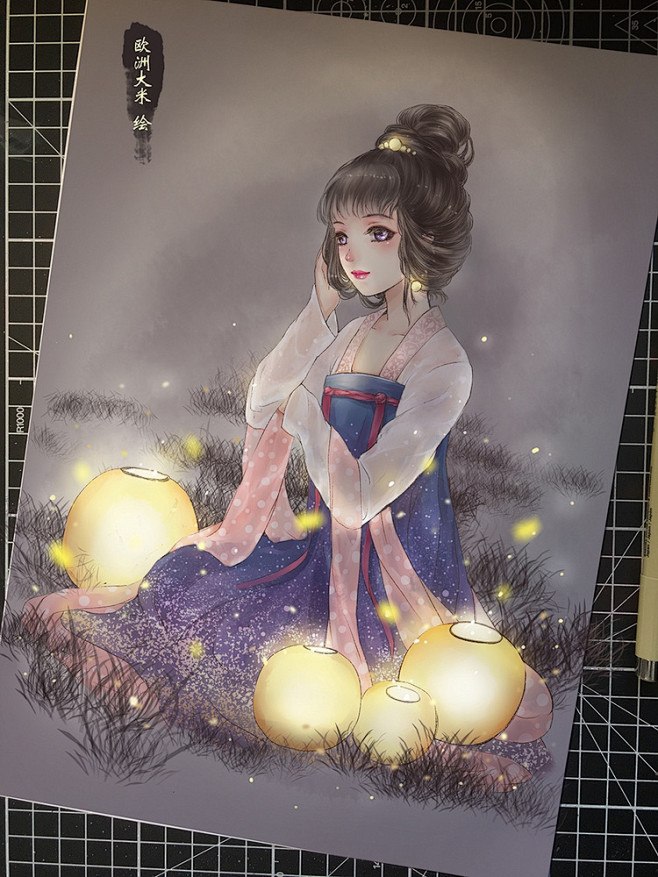 夜下女子 | 欧洲大米omiz - 原创...