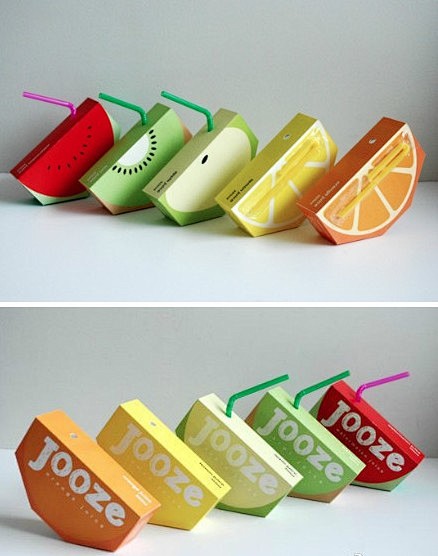 【水果包装】来自jooze的果汁包装设计...