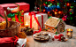 126582-new-year-gifts-candles-cookies-gingerbread-house-basket-oranges-christmas