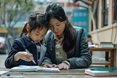 上课家教人物图片摄影图