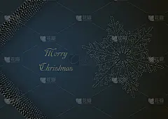 优雅的圣诞背景与雪花