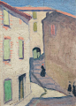 Rue montante a Collioure, 1912