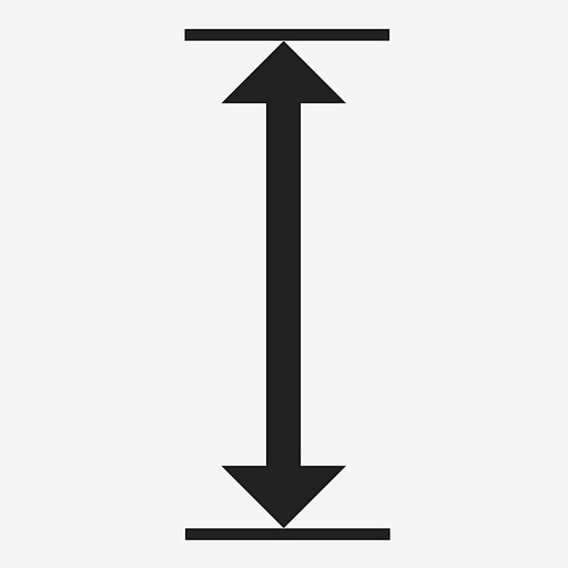 高度高伸展图标_88ICON https://88icon.com 高度 高 伸展 测量 长度 增长 海拔 箭头 垂直