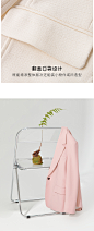 伊芙丽2023春装新款简约精致单排扣通勤气质百搭高级感西装外套女-tmall.com天猫