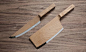 Maple Wood Kitchen Knives by Ottawa-based design consultancy The Federal.