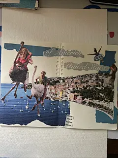 杂志拼贴/杂志风海报/拼贴练习/拼贴日记