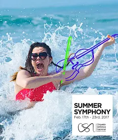 你听，表情包在唱歌 : 
 许久没见如此清凉的平面海报了。大海、浪花、惊吓表情包，抖出夏日交响音乐会，隔着屏幕我都能感受你的扑哧一笑。


  


	 


	 


	哥斯达黎加国家交响乐团2017年的这系列宣传，就如夏天里的雪糕般清爽（当地2月气候高达30℃）。简单几笔乐器的勾勒，失身大海的神情和演奏交响乐的陶醉如出一辙，连水花四溅的浪花都仿佛在啪啪啪鼓掌。音乐海报的张力一下子从平面溢出，伴随着无形的节奏感击中人心。


	创意一向胜在金闪闪的idea和恰如其分的表达。“摄影+简笔