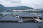 云阳四方井服务建筑,坡屋顶沿着江面漂浮展开 © 存在建筑建筑摄影
