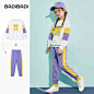 巴拉巴拉旗下儿童套装女童2020新款春装潮运动服洋气网红韩版童装-tmall.com天猫