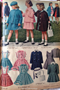 #vintage love#萌死人的童装们from sears catalog spring&summer 1957#不售哦不售，店里打包用的#