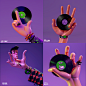 long4sheng4_Only_one_hand_no_bodyHolding_a_vinyl_record_in_his__9c62e3cd-beb9-4c51-a945-f8d59c87b6dd