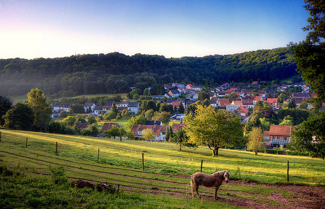 田园牧场oberwürzbach萨尔德国