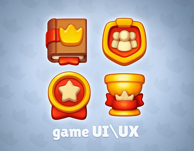 UI\UX kingdom game-花瓣网