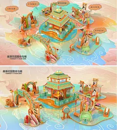 唐朝古典风格美陈设计 - 小红书