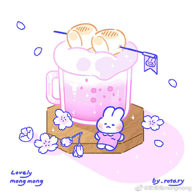 韩国ins人气兔兔lovelymongmong开通官来自软萌兔mongmong微博