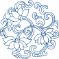 古代青花瓷图案花纹中国风图案祥云纹理传统图腾矢量AI设计素材