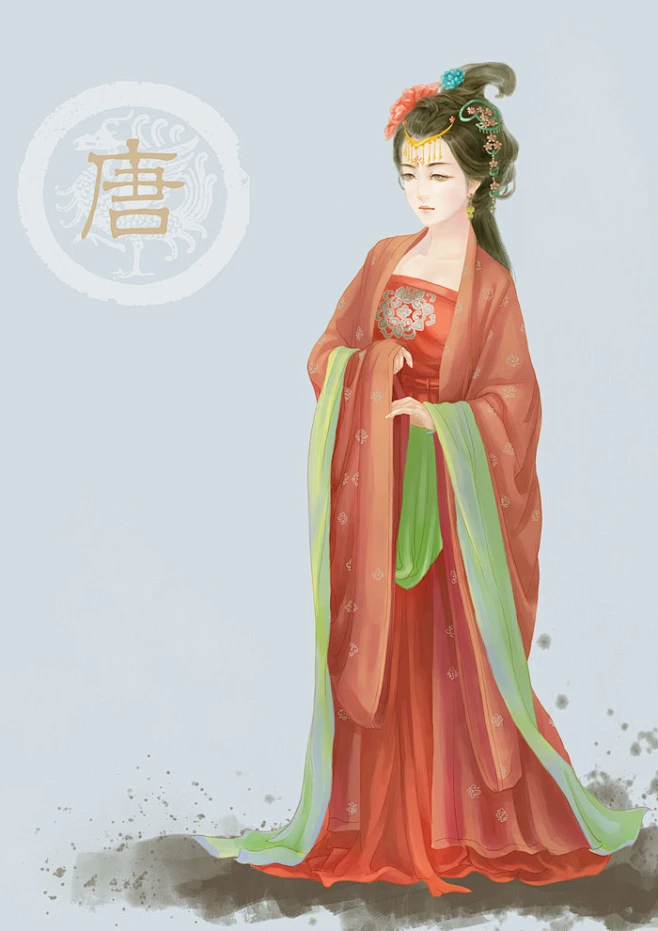 几张古代服装。-彼岸seven__涂鸦王国插画-花瓣网