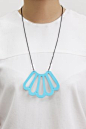 [CHENYIYUAN] 设计师艺术家创意简约天蓝色项链 collar necklace