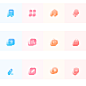 50个Glassmorphism磨砂玻璃图标 .fig素材下载 - 豆皮儿UI