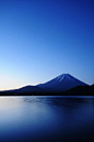 Mt. Fuji, Japan ：#his_blue