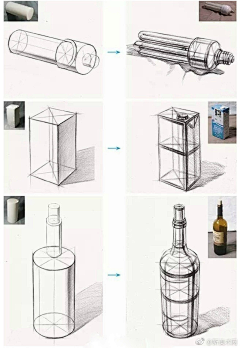 风莲laowen采集到素描灵感