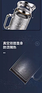 【官方正品】八马钛晶焖茶壶户外家用纯钛保温壶茶水分离杯800ml-淘宝网