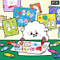 BT21 on Instagram “Artist in the making. RK   Artist RK UNIVERSTAR BT2