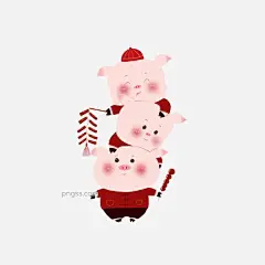2019年新年红色系三只小猪放鞭炮冰糖葫芦卡通手绘图片大小2100x2100px 图片尺寸611.57 KB 来自PNG搜索网 pngss.com 免费免扣png素材下载！2019年#戴帽子小猪#红色系#红衣服小猪#卡通手绘#农历新年#小猪放鞭炮#新年#新年海报#新年宣传#