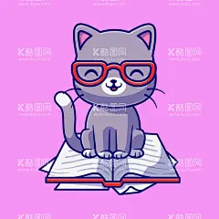 卡通猫  - 源文件下载【酷图网】可爱,卡通,手绘猫,猫猫,猫咪