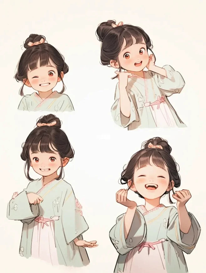 汉服女孩表情包来了