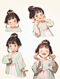 汉服女孩表情包来了