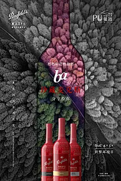 红酒葡萄酒酒类宣传推广海报