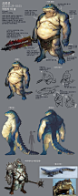 Concept art gives your project direction.: Crocodile Warrior, Action Sketches, Concept Art, Alligator, Gatorman, Dragon, Concept Creature, Concept Monsters
