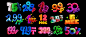 Pack сет Icon app product ILLUSTRATION  3D Render Character Emoji