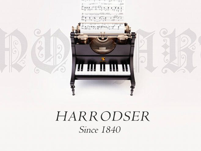 哈罗德钢琴P-1详情页设计（封面）