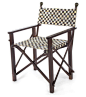 Courtly Check Director's Chair | MacKenzie-Childs - Outdoor Lounge Chairs