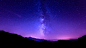 Milky Way on mountain background. night sky stars by Gianni triggiani on 500px