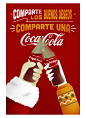 Coca Cola : Ilustraciones para felicitar la navidad a través de la aplicación de mensajería móvil Line.La campaña no ha sido publicada finalmente.Illustrations for Christmas greetings via mobile messaging application Line.The campaign has not been finally